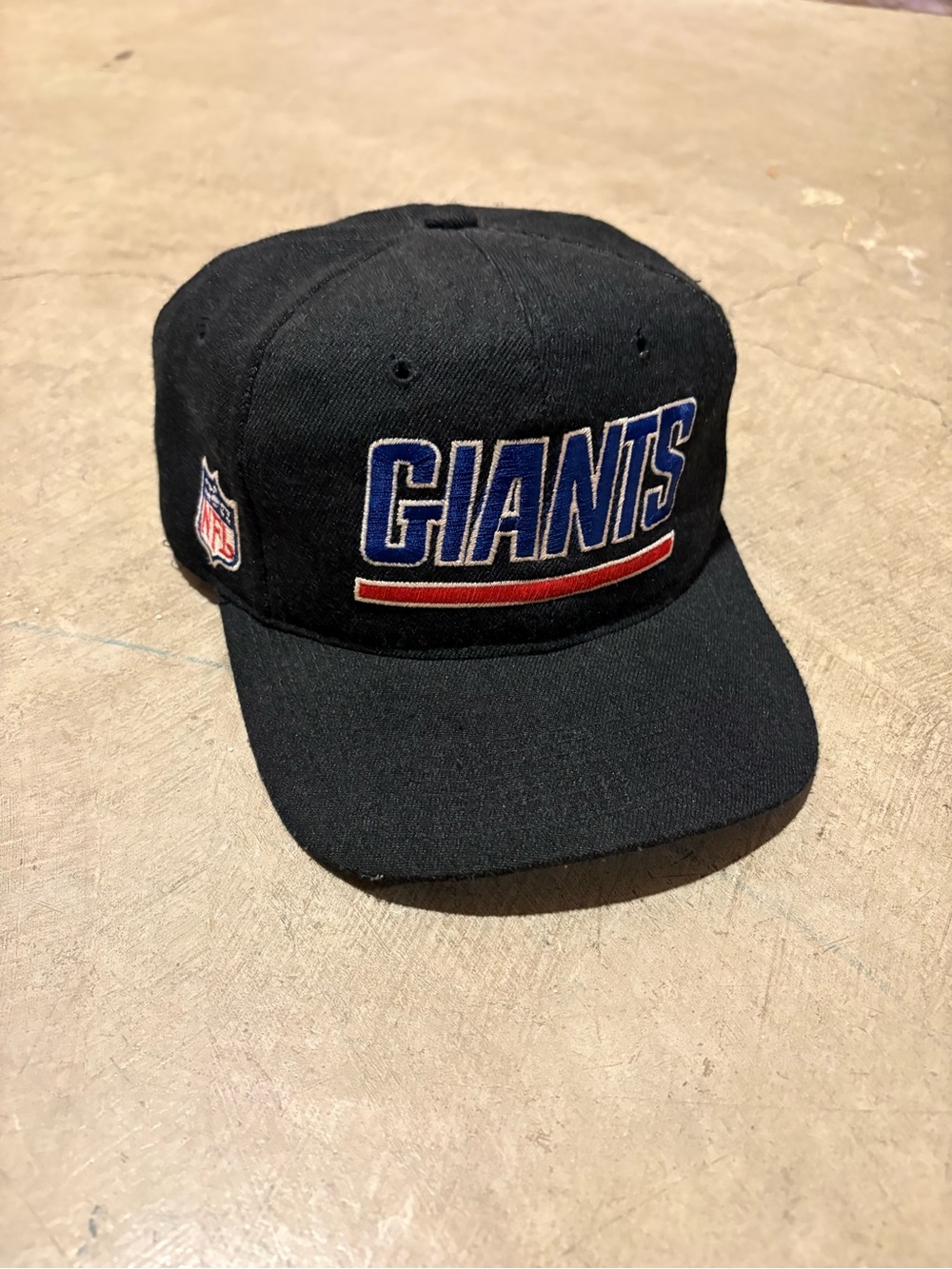 Sports Specialties NY Giants Script Black SnapBack